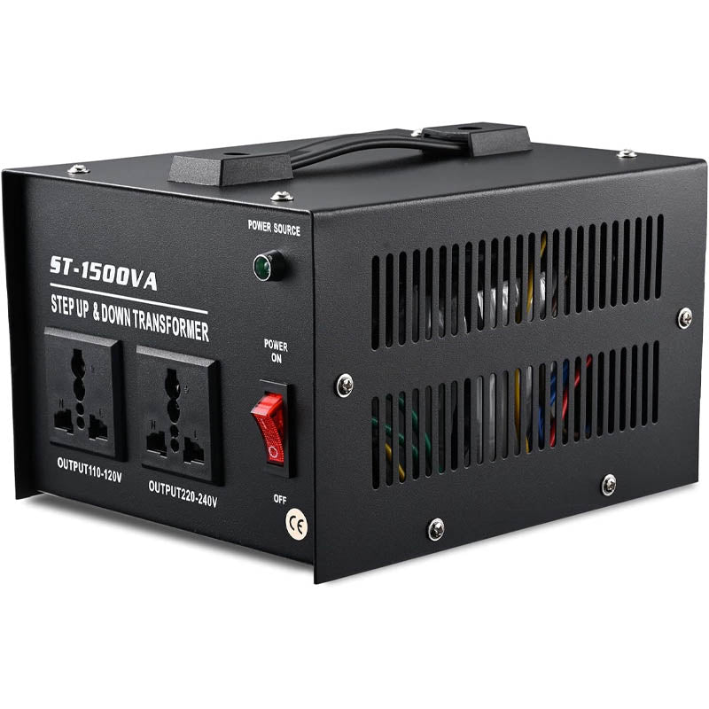 Voltage Converter Transformer 1500W Heavy Duty Step Up/Down Transformer 110 / 220V