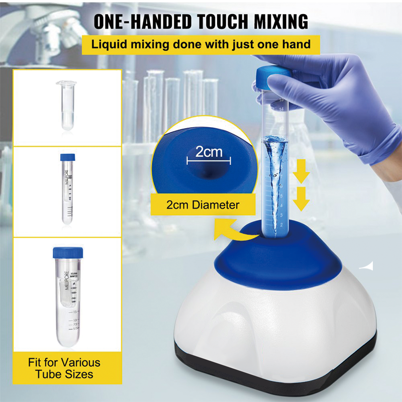 Vortex Mixer, 3000RPM Mini Vortex Mixer Shaker,,Lab Vortexer Shaker Lab Variable Speed Shaker for Centrifuge Tubes Acrylic Paints Ink and Nail Polish