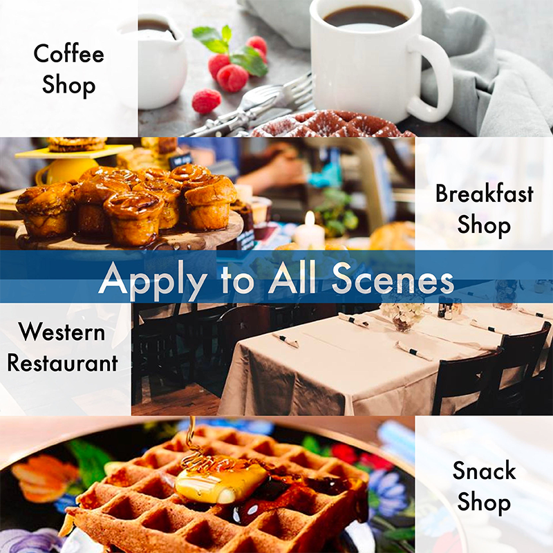 Commercial Waffle Maker Waffle Oven Coffee Electric Hot Waffle Maker Griddle Cake Maker Rotary Waffle Maker