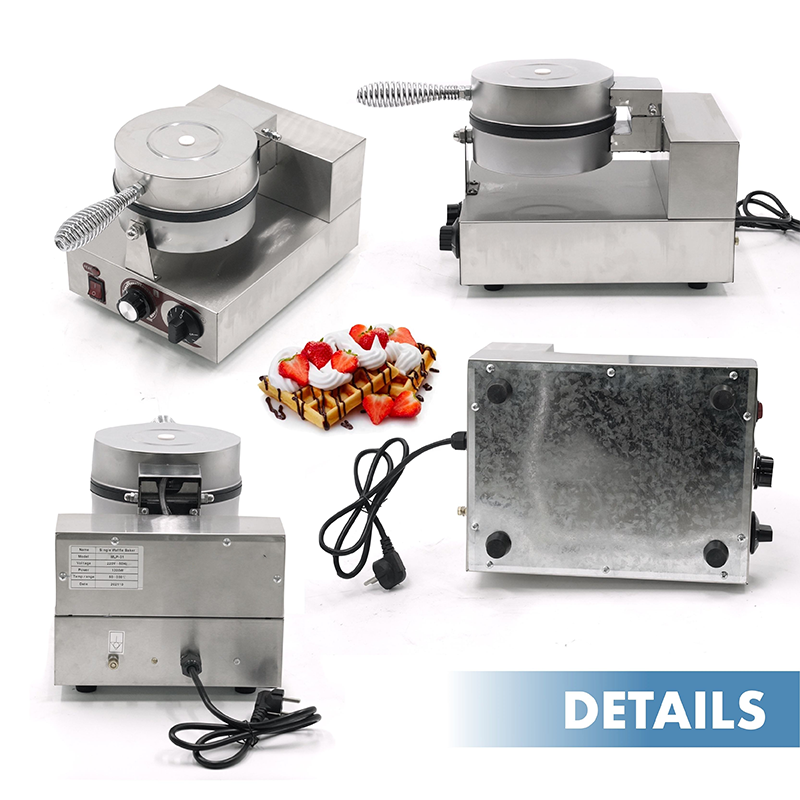 Commercial Waffle Maker Waffle Oven Coffee Electric Hot Waffle Maker Griddle Cake Maker Rotary Waffle Maker