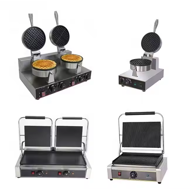 25-Hole Heart-Shaped Waffle Maker Commercial Love Dorayaki Machine