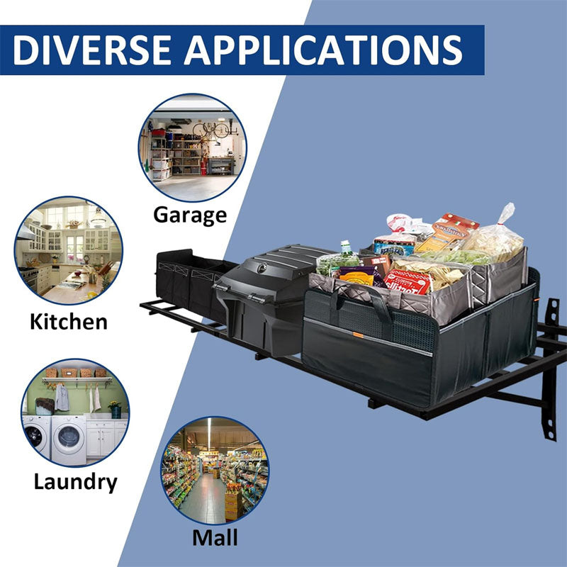 Wall Shelf 2-Pack 2x6ft Heavy Duty Floating Storage Racks 1600 lbs Load Capacity Suitable for Garage Storage Shed Shop