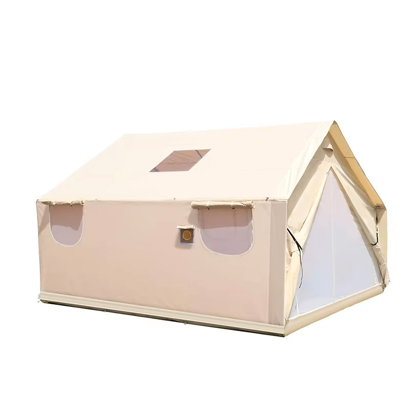 Four-Season Waterproof Canvas Breathyable 10x12ft Oxford Tent For Outdoor Family Camping Hunting Parties Campouts