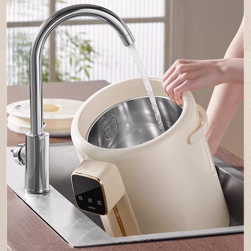 5L 1200W Water Heater With 8 Adjustable Temperatures 304 Stainless Steel Electric Thermos Household Intelligent Constant Temperature Kettle One-Button Insulation Integrated Dechlorination Kettle Water Dispenser