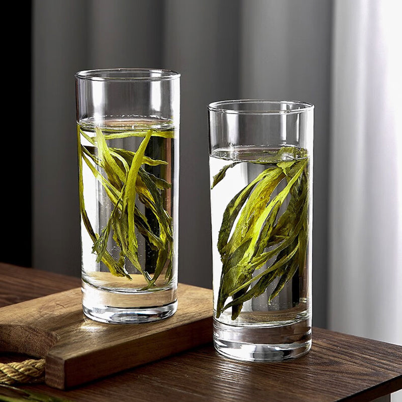 Glass Household Cups Water Cups 6-Piece Set Living Room Household Heat-Resistant Tea Cups