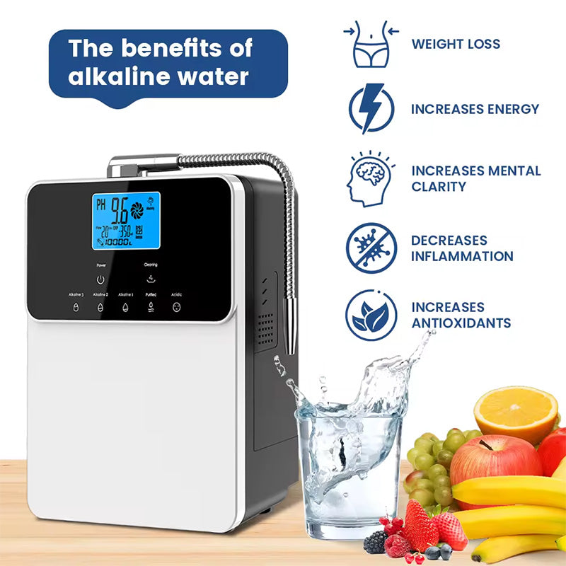 Alkaline Water Ionizer Titanium Platinum Coating Alkaline Water Machine Water Ionizer 7 Plate Kangen Water Machine
