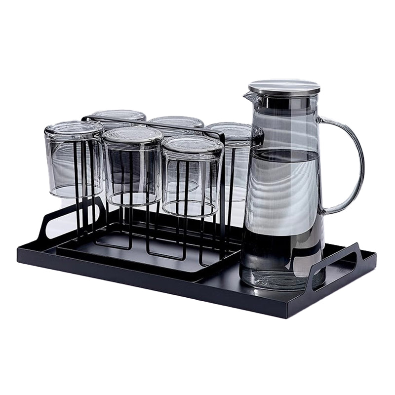 Glass Household High-End High-Temperature Water Cup Living Room Tea Cup Hospitality Water Kettle Set