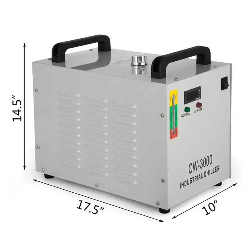 Cw-3000 Thermolysis Industrial Water Cooler Chiller For Cnc/ Laser Engraver Engraving Machines 60W/80W