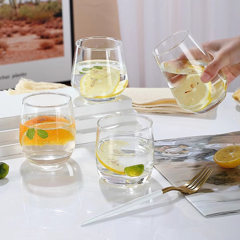 High Quality Glass Milk Breakfast Cup Household Heat-Resistant Juice Beverage Cup Set Water Cup Living Room Dedicated