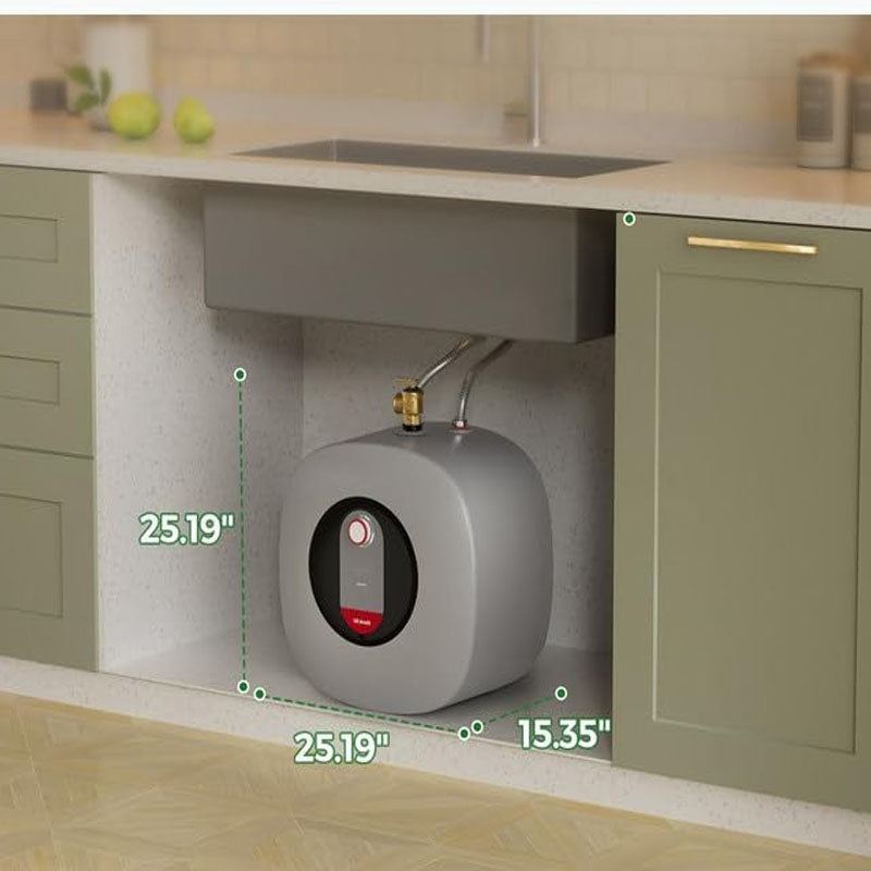8.0 Gallon Point of Use Instant Hot Water Heater 120V 1440W Easy Install for Kichen Bathroom Restaurant Shelf Wall Floor Mounted