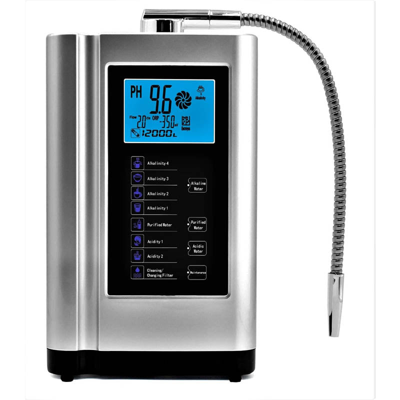Water Ionizer PH 3.5-10.5 Alkaline Acid Water Machine 7 Water Settings System Up to -500mV ORP 8000L Per Filter