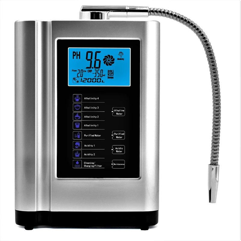Alkaline Water Ionizer Up to -500mV ORP 7 Water Settings 8000 Liters Per Filter Auto-Cleaning Intelligent Voice