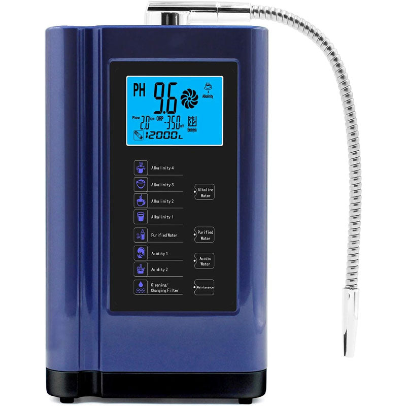 Alkaline Water Ionizer Up to -500mV ORP 7 Water Settings 8000 Liters Per Filter Auto-Cleaning Intelligent Voice