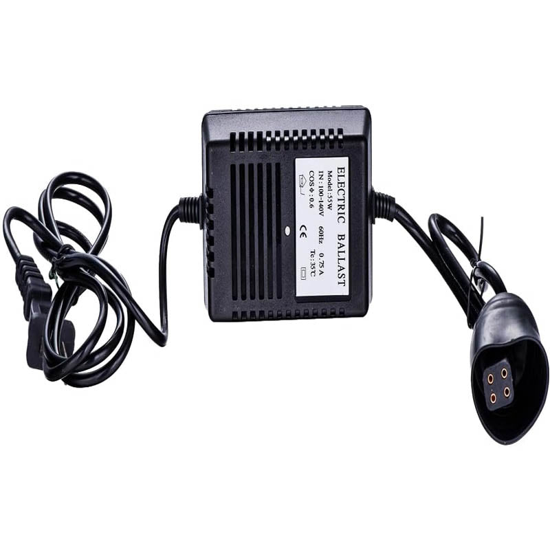 Water Sterilizer Purifier UV Light Water Filter for Whole House Water Purification 55W 3 UV Lamps + 3 Quartz Sleeves