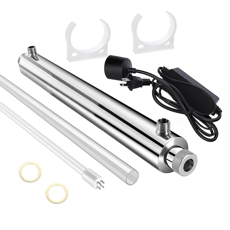 Water Sterilizer Purifier Water Filter System 12 GPM 55W 110V + 3/4 Inch Inch MNTP for Whole House Water Purification