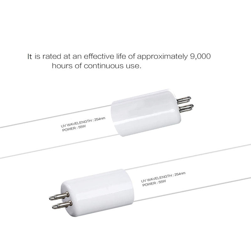 12 GPM Water Sterilizer Purifier House UV Water Filter– UV Water Purifier with Extra 2 UV Filter +2 Quartz Sleeve