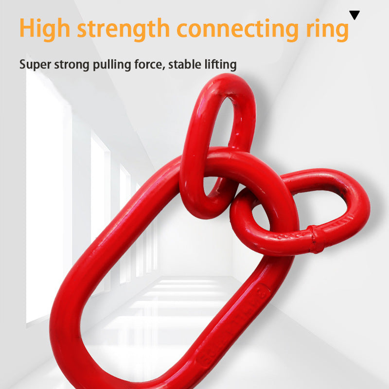 Chain Lifting Sling, Four Hook G80 Fierce Steel Hoist Ring Crane Hook , Lifting Chain Hook