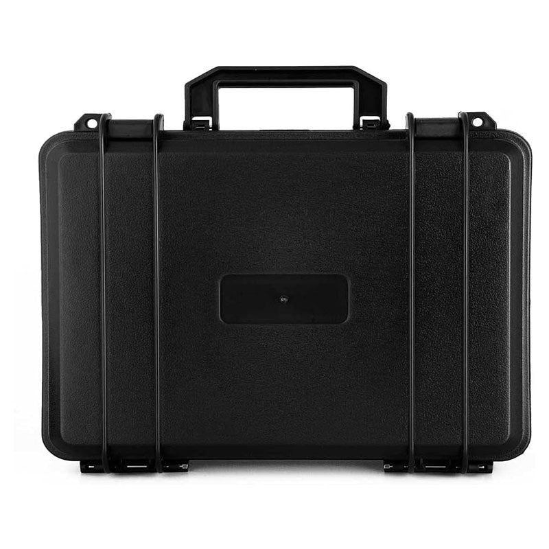11in x 8in x 5in Waterproof Hard Case with Customizable Pluck Foam Interior for Laptop Pistol Camera and More Black