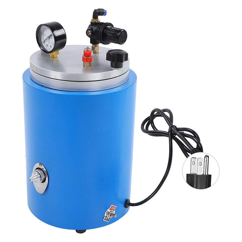 Wax Injector Jewelry Tool Round Vacuum Cylinder Wax Injection Machine for Complex Jewellery Making Kit Beading Jewellery Making