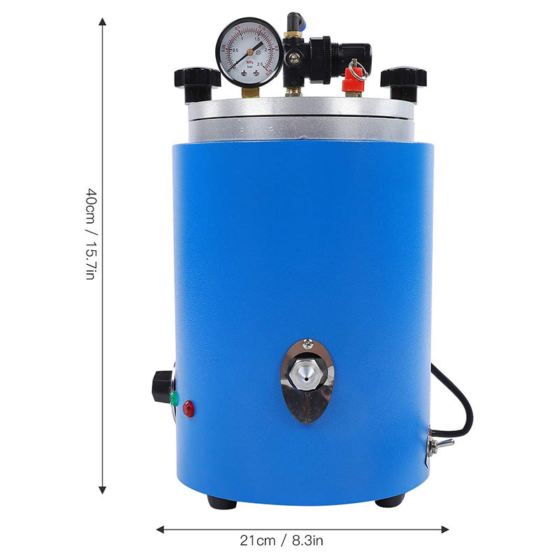 Wax Injector Jewelry Tool Round Vacuum Cylinder Wax Injection Machine for Complex Jewellery Making Kit Beading Jewellery Making