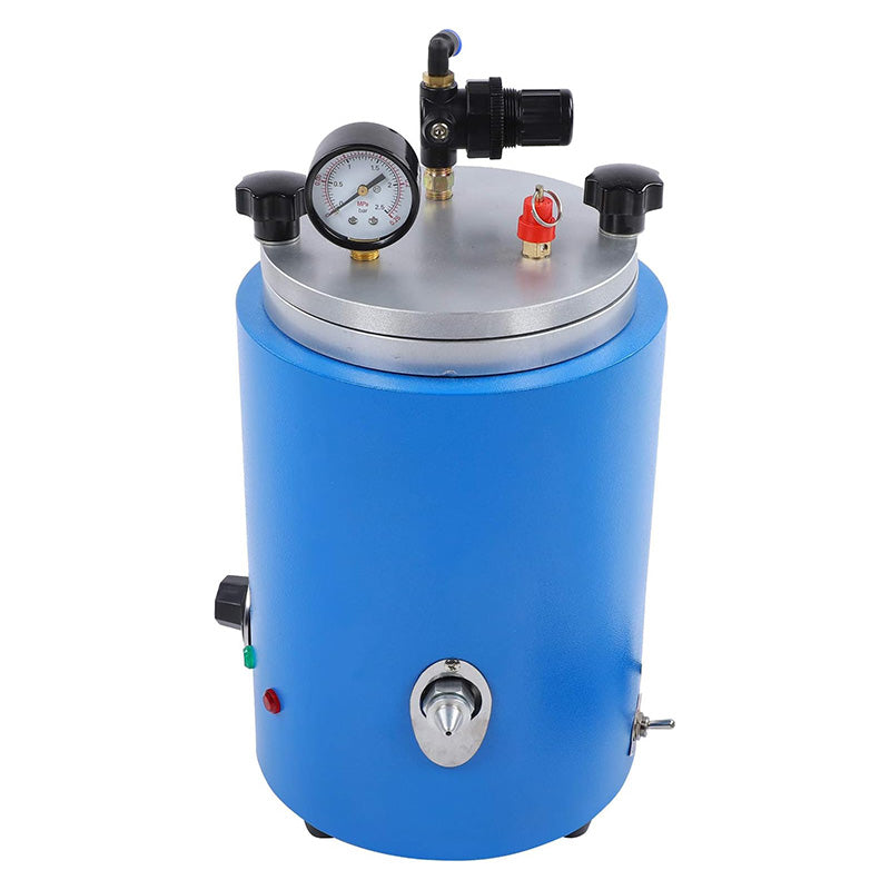 Wax Injector Jewelry Tool Round Vacuum Cylinder Wax Injection Machine for Complex Jewellery Making Kit Beading Jewellery Making