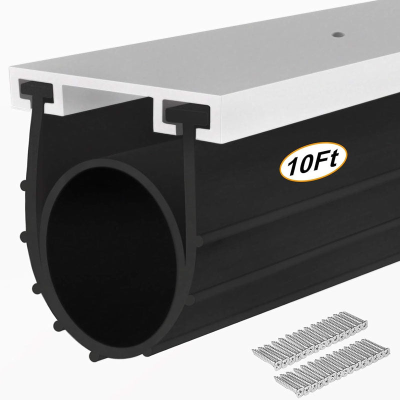 Weather Stripping Garage Door Seals Bottom Rubber Heavy-Duty U Shape + O Ring Combination Weather Stripping Sesl Kit