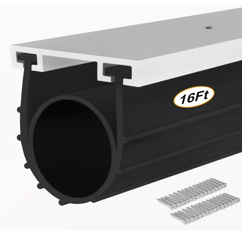 Weather Stripping Garage Door Seals Bottom Rubber Heavy-Duty U Shape + O Ring Combination Weather Stripping Sesl Kit