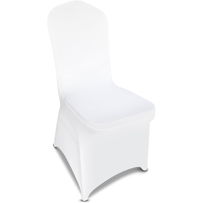 Wedding Chair Covers 100pcs White Chair Covers - Multifunctional Stretch Polyester Spandex Dining Chair Covers for Restaurants, Parties, Weddings, Banquets, etc.