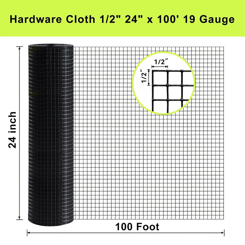Black Welded Wire Fence Cloth Roll, Barbed Wire Fence Roll, Garden Fence, Barbed Wire Fence