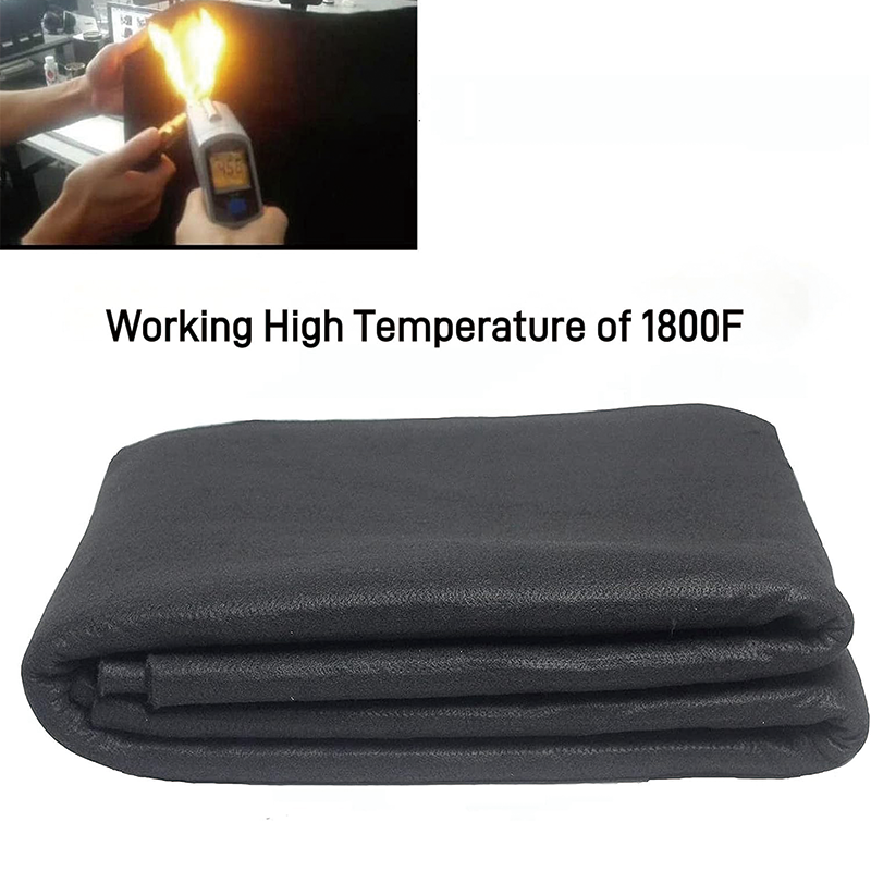 Carbon Felt Welding Blanket,4 x 6 feet 5mm,1800°F Heat Resistant Flame Retardant Protective Mat Insulation Pad for Soldering Welding Brazing Plumbing Supplies