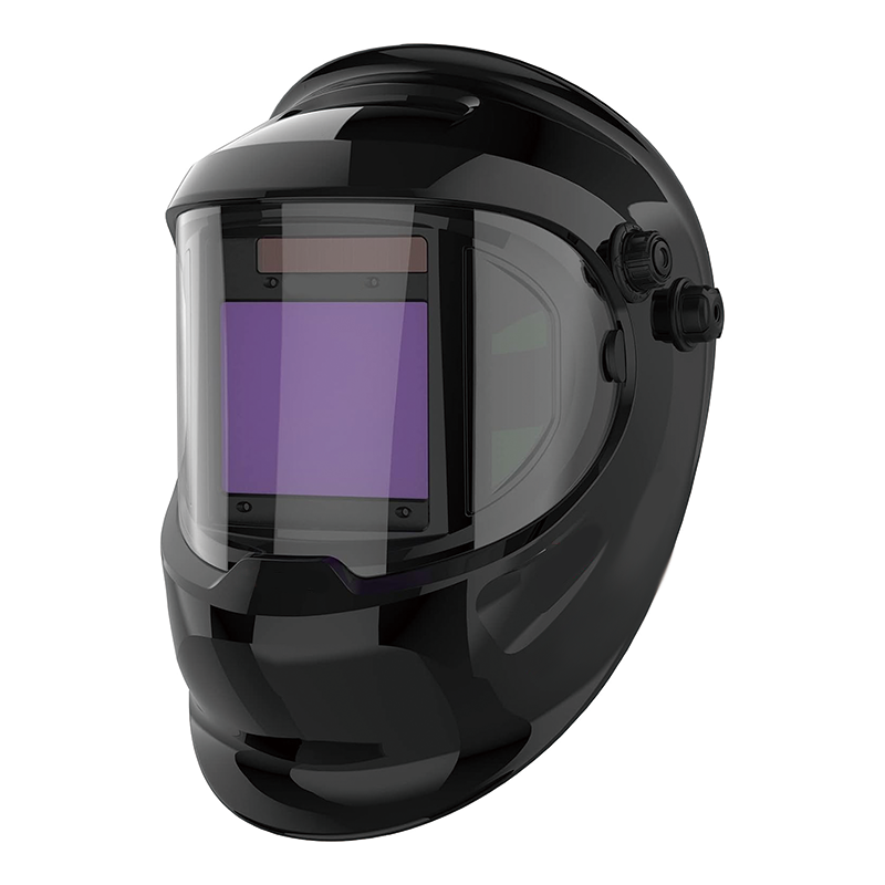 Large Viewing True Color Welding Helmet,Solar Powered Auto Darkening Welding Helmet,4 Arc Sensor Wide Shade,for TIG MIG ARC Grinding Plasma LYG-Q800D