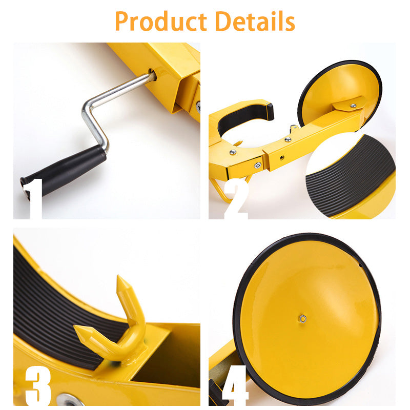 Suction Cup Wheel Lock, Property Use Private Car Anti-Theft Car Anti-Theft Lock Thickened Parking Lock