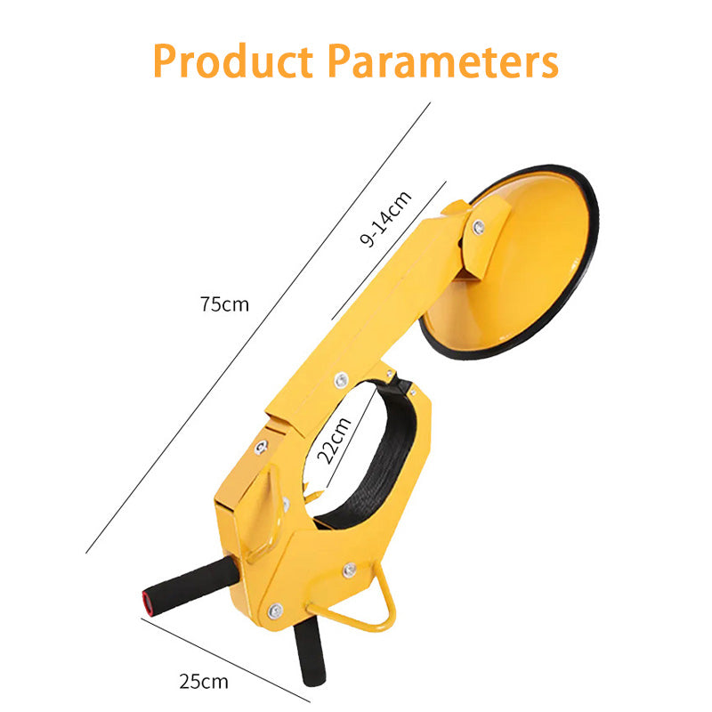 Suction Cup Wheel Lock, Property Use Private Car Anti-Theft Car Anti-Theft Lock Thickened Parking Lock