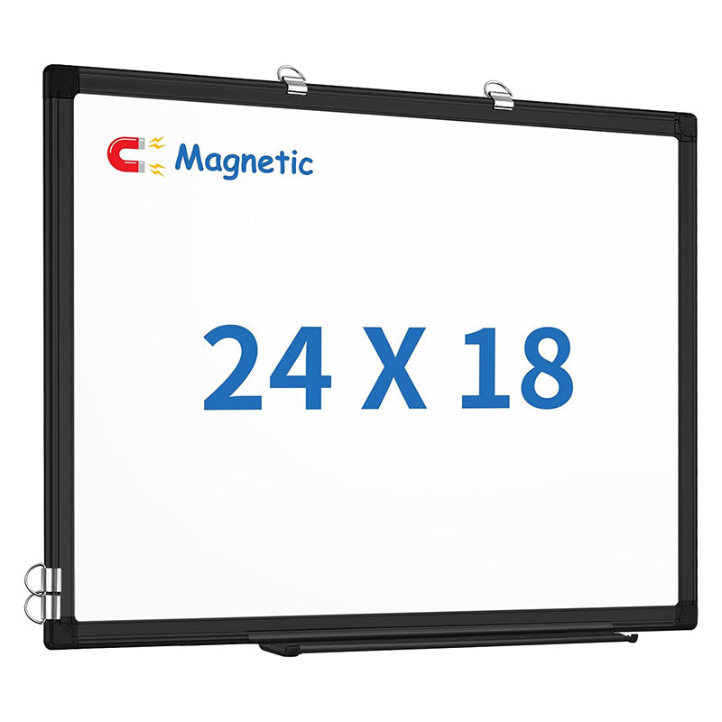 24 x 18 inch White Board Dry Erase Magnetic Dry Erase Board Whiteboard for Wall Whiteboard Marker Board Writing Board for Home Classroom Office