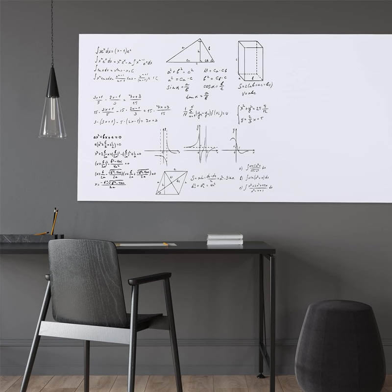 Whiteboard Sticker 35.4" x 78.7" Large Whiteboard Wallpaper Peel and Stick with 1 Marker