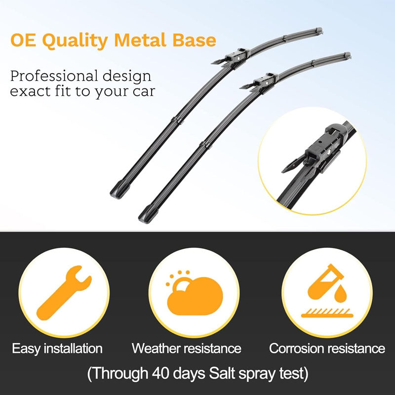 6" 22" 11" Wiper Blade Windshield Wiper Blades Rubber Wiper Blades Premium All Weather Blade 3 of Set