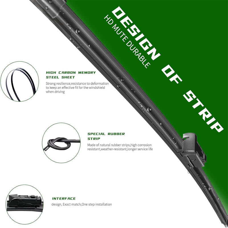 Wiper Blade Set of 3 for Subaru Forester 2019-2021 2022 2023 2024 Original Equipment Windshield Window Wiper Blades Set 26"/17"/14"