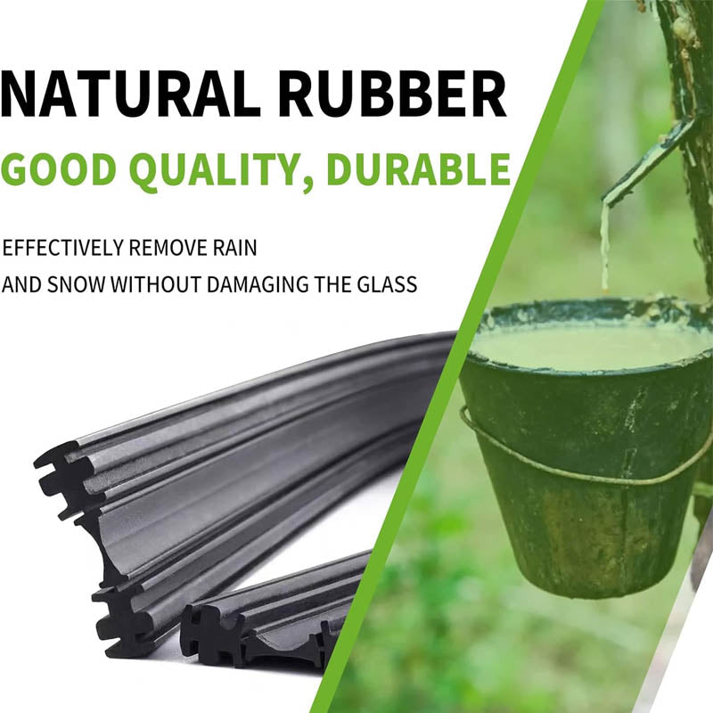 21" Rubber Wiper Blades for U/J hook wiper blade arm Premium All-Season Windshield Wiper Blades