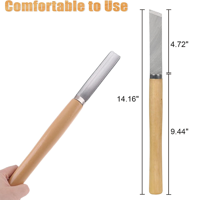 Wood Lathe Tools Set, 8Pcs Professional Wood Turning Tools, for Beginners Professionals Hobbyists