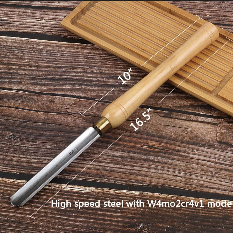 Wood Turning Tools Set, HSS Wood Carving Tools High Speed Steel Gouge Set Woodworking Lathe Chisel Set Lathe Chisel kit