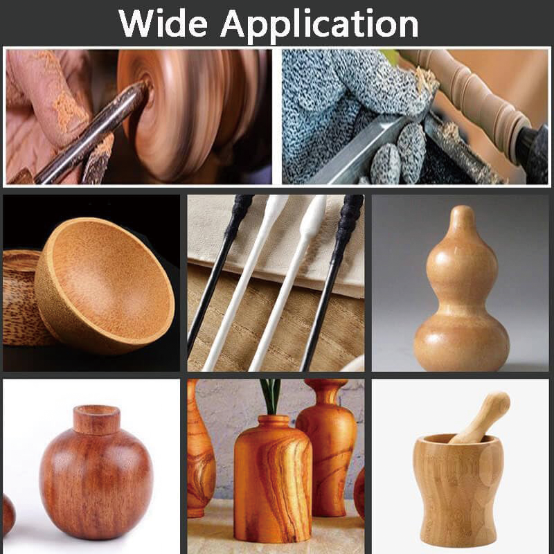 Wood Turning Tools Set, HSS Wood Carving Tools High Speed Steel Gouge Set Woodworking Lathe Chisel Set Lathe Chisel kit