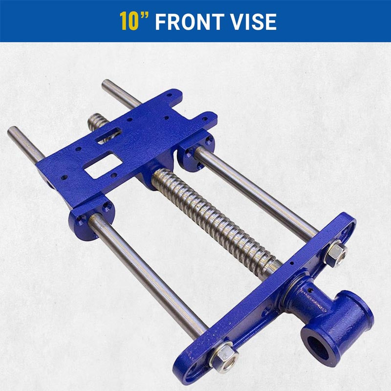 Woodworking Vise 10 Inch Woodworking Tool with a Solid Steel Main Screw heavy-duty vise