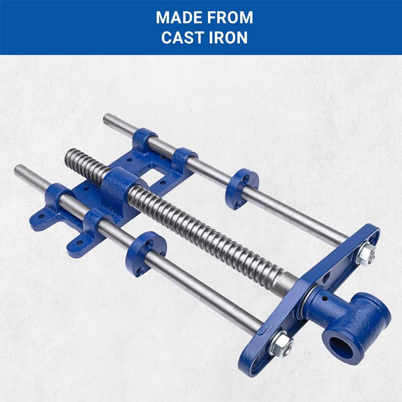 Woodworking Vise 10 Inch Woodworking Tool with a Solid Steel Main Screw heavy-duty vise