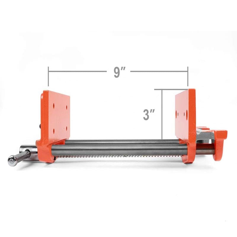 Woodworking Vise 9-Inch Woodworking Bench Vise Heavy-duty Cast Iron Vice for Woodworking, Cutting, and Drilling