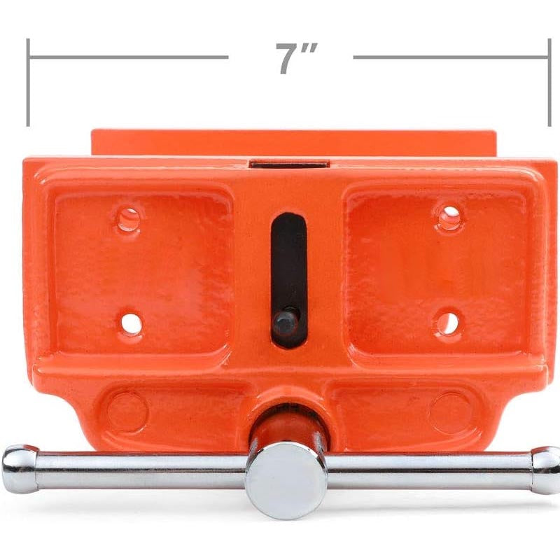 Woodworking Vise 9-Inch Woodworking Bench Vise Heavy-duty Cast Iron Vice for Woodworking, Cutting, and Drilling