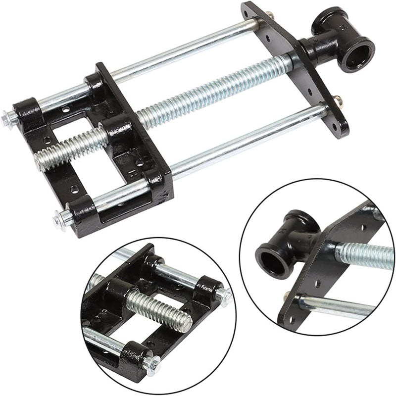 9 Inch Woodworking Vise Heavy-Duty Steel and Cast Iron Front Screw Vise for Making Woodworking