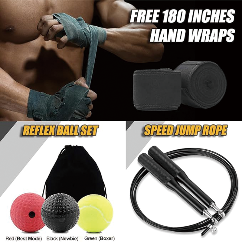 Punching Bag for Adults,4ft PU Heavy Boxing Bag Set with 12OZ Gloves for MMA Karate Judo, Muay Thai Kickboxing Boxing, Home Gym Training, (Unfilled)