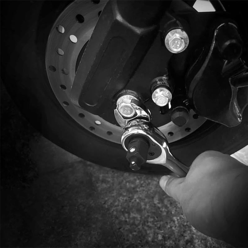 10-Piece 3/8" Crowfoot Wrench Set Size Covers 10-19mm CR-V Steel with Zipper Bag Open End Wrench Set