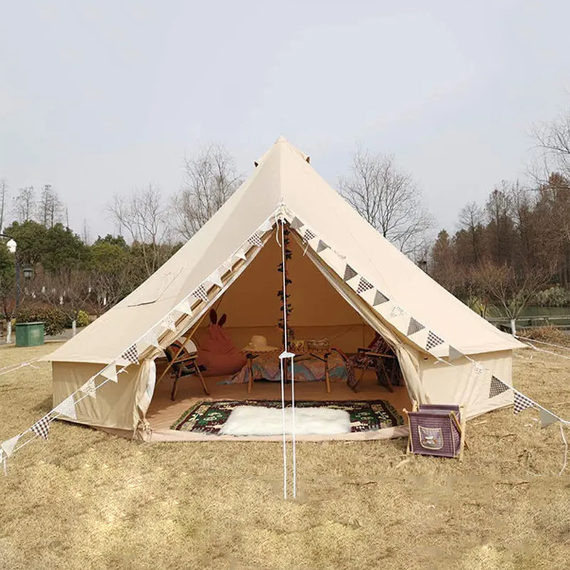 4*4m yurt tent luxury outdoor travel tent