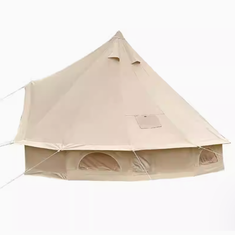 4m Mongolian Yurt Tent With Off-White Oxford Cloth Without Center Pole